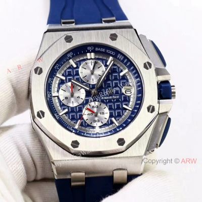 AUDEMARS PIGUET ROYAL OAK OFFSHORE SS BLUE FACE WATCH REPLICA